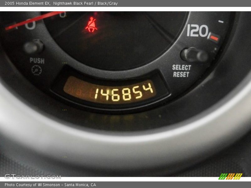 Nighthawk Black Pearl / Black/Gray 2005 Honda Element EX