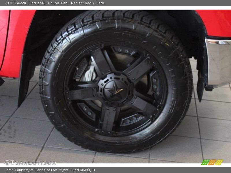 Radiant Red / Black 2016 Toyota Tundra SR5 Double Cab