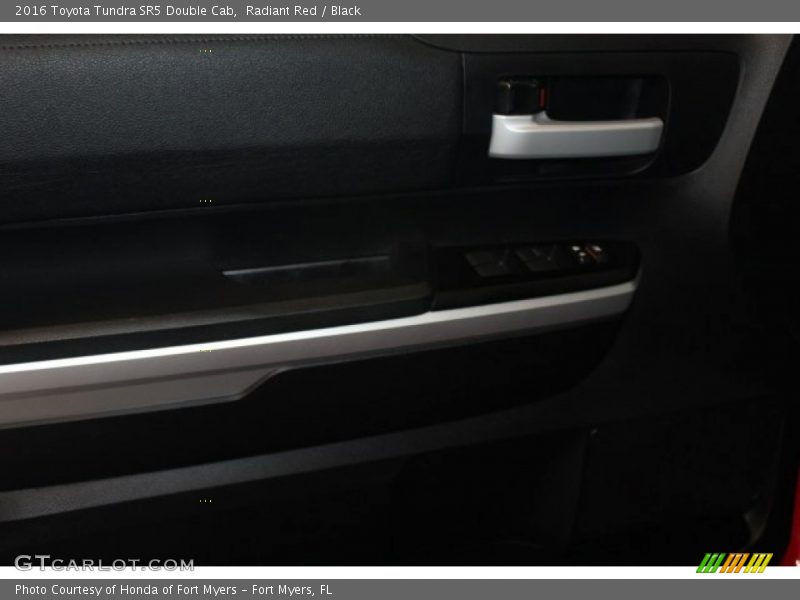 Radiant Red / Black 2016 Toyota Tundra SR5 Double Cab