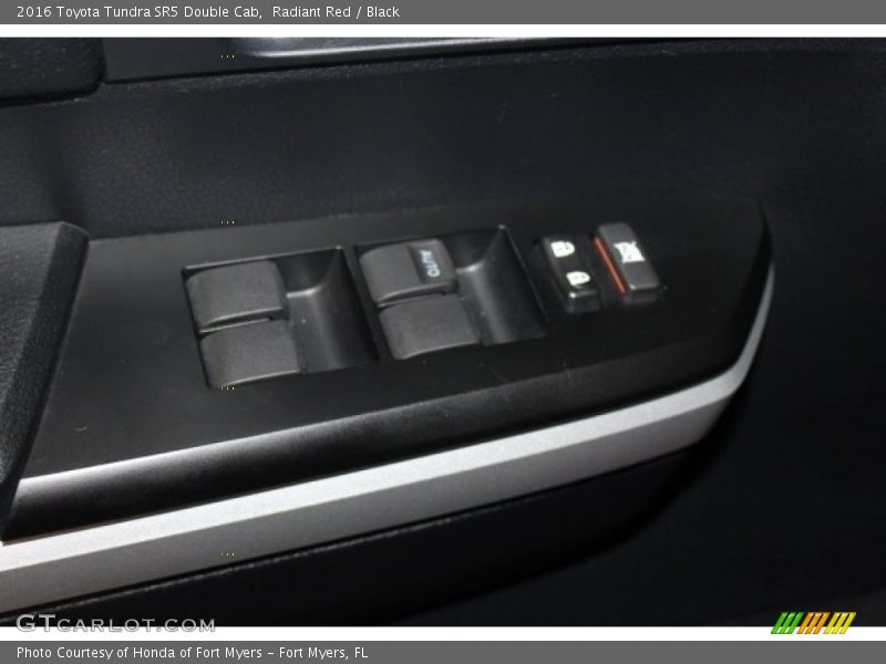 Radiant Red / Black 2016 Toyota Tundra SR5 Double Cab