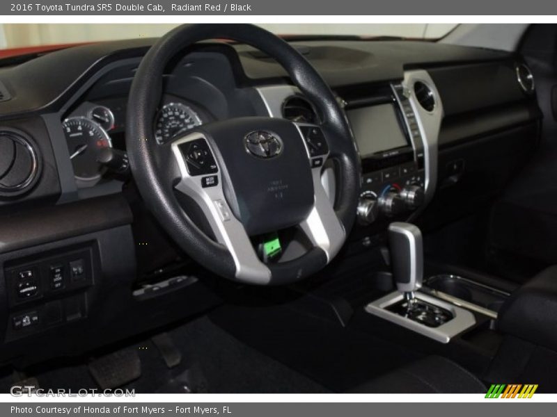 Radiant Red / Black 2016 Toyota Tundra SR5 Double Cab