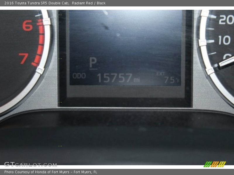 Radiant Red / Black 2016 Toyota Tundra SR5 Double Cab