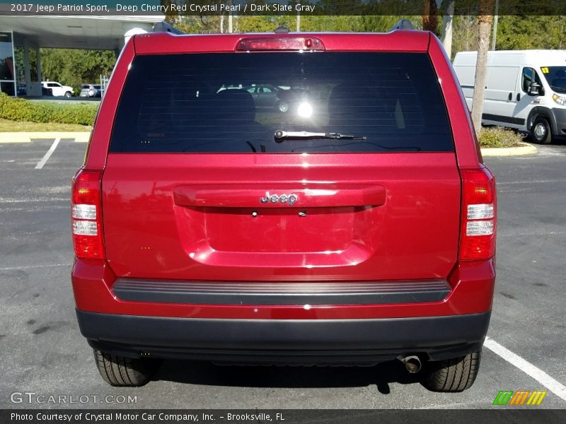 Deep Cherry Red Crystal Pearl / Dark Slate Gray 2017 Jeep Patriot Sport