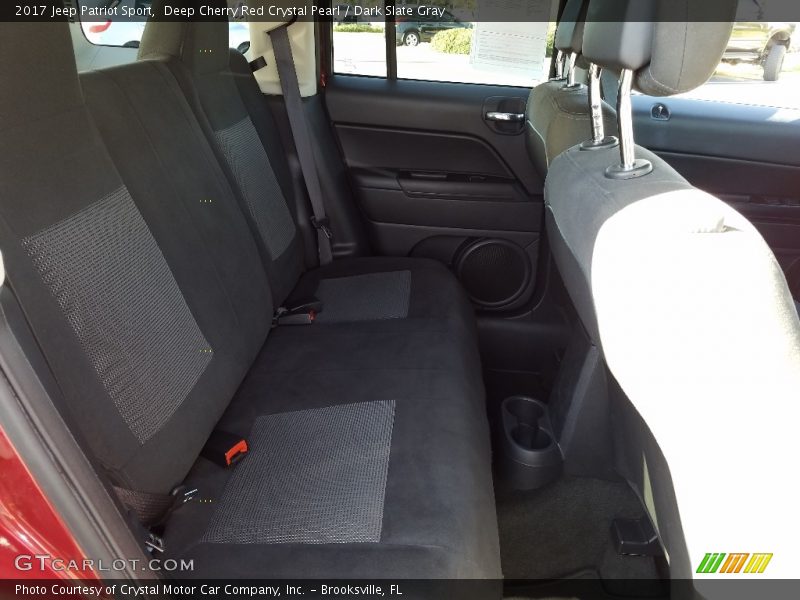 Deep Cherry Red Crystal Pearl / Dark Slate Gray 2017 Jeep Patriot Sport