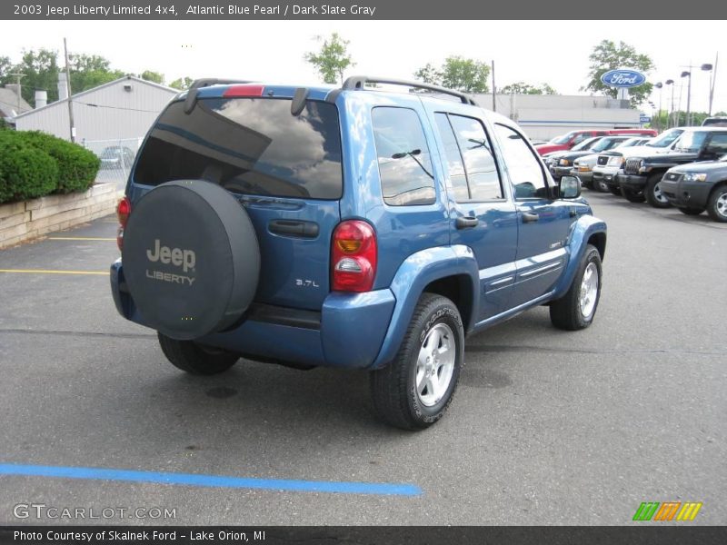 Atlantic Blue Pearl / Dark Slate Gray 2003 Jeep Liberty Limited 4x4
