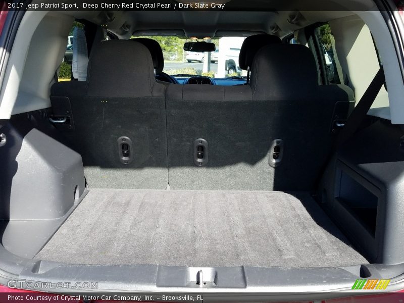 Deep Cherry Red Crystal Pearl / Dark Slate Gray 2017 Jeep Patriot Sport