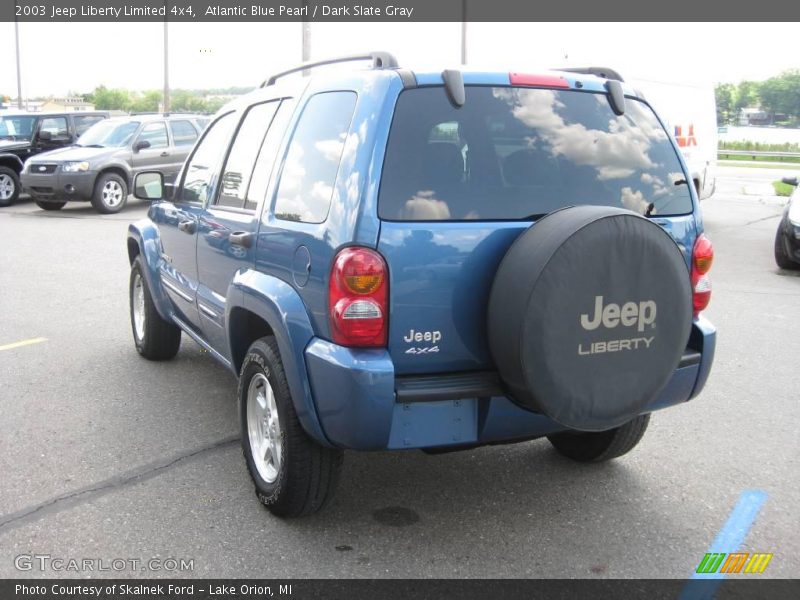 Atlantic Blue Pearl / Dark Slate Gray 2003 Jeep Liberty Limited 4x4