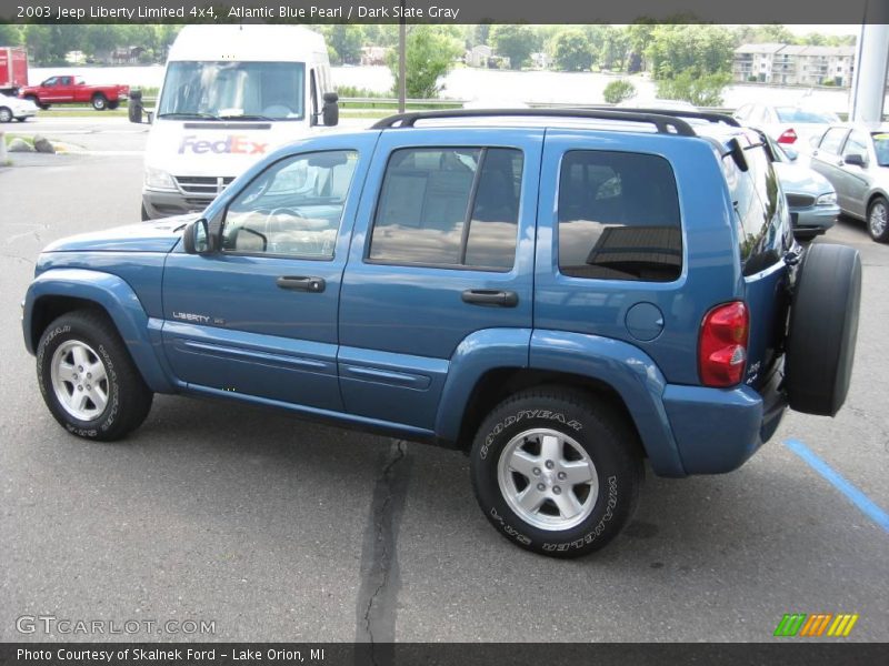 Atlantic Blue Pearl / Dark Slate Gray 2003 Jeep Liberty Limited 4x4
