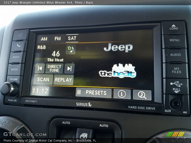 Rhino / Black 2017 Jeep Wrangler Unlimited Willys Wheeler 4x4