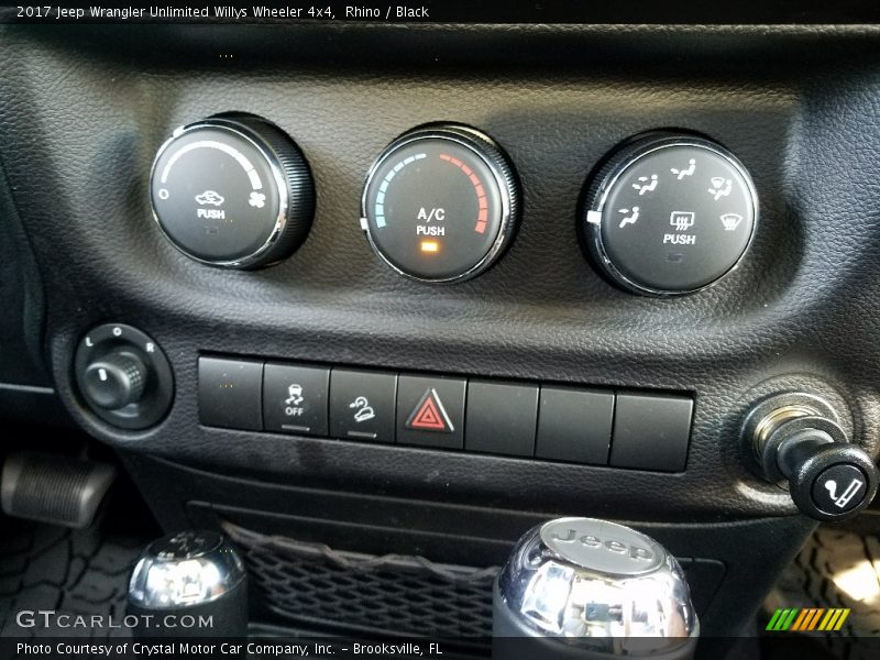 Rhino / Black 2017 Jeep Wrangler Unlimited Willys Wheeler 4x4
