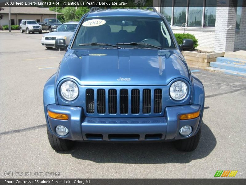 Atlantic Blue Pearl / Dark Slate Gray 2003 Jeep Liberty Limited 4x4