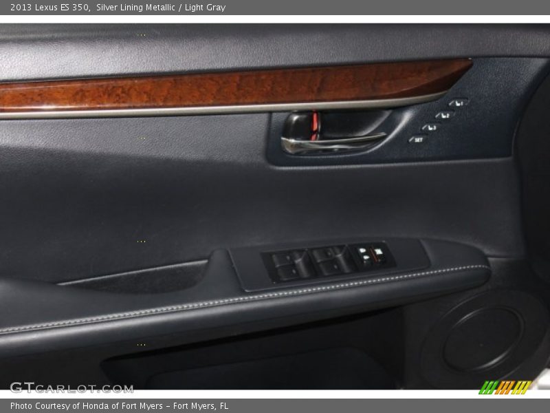 Silver Lining Metallic / Light Gray 2013 Lexus ES 350