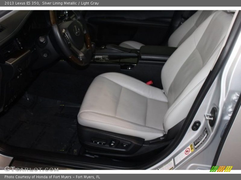 Silver Lining Metallic / Light Gray 2013 Lexus ES 350