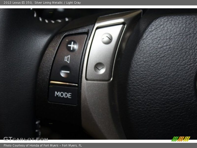 Silver Lining Metallic / Light Gray 2013 Lexus ES 350