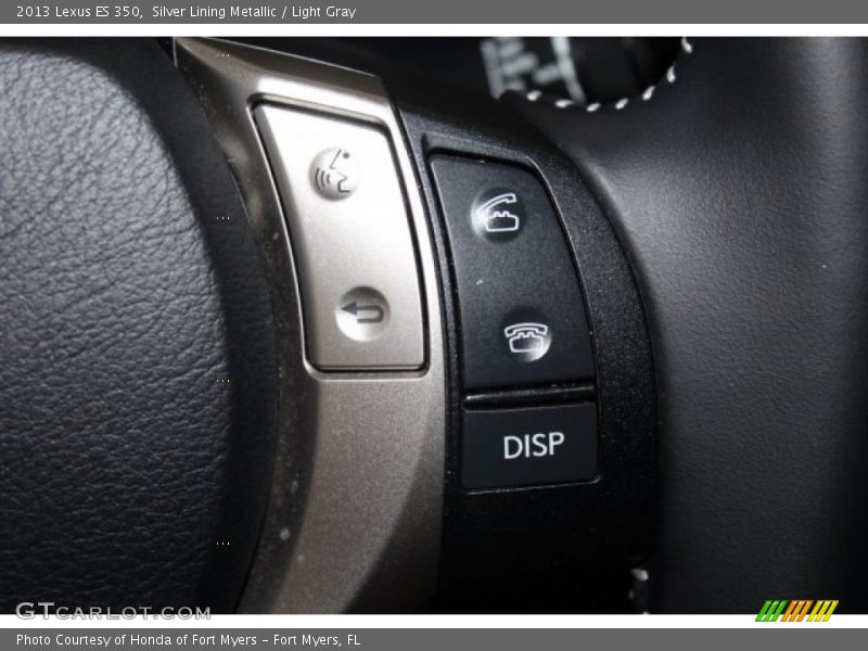 Silver Lining Metallic / Light Gray 2013 Lexus ES 350