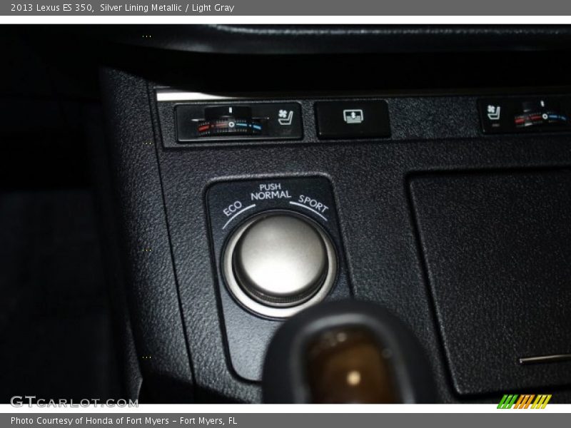 Silver Lining Metallic / Light Gray 2013 Lexus ES 350