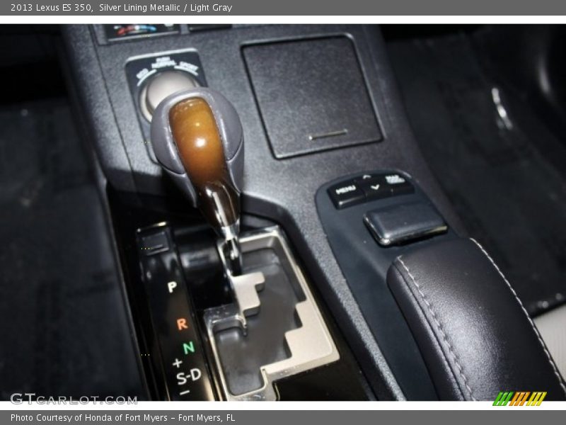 Silver Lining Metallic / Light Gray 2013 Lexus ES 350
