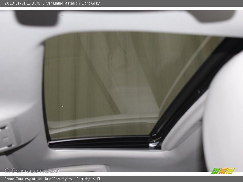 Silver Lining Metallic / Light Gray 2013 Lexus ES 350