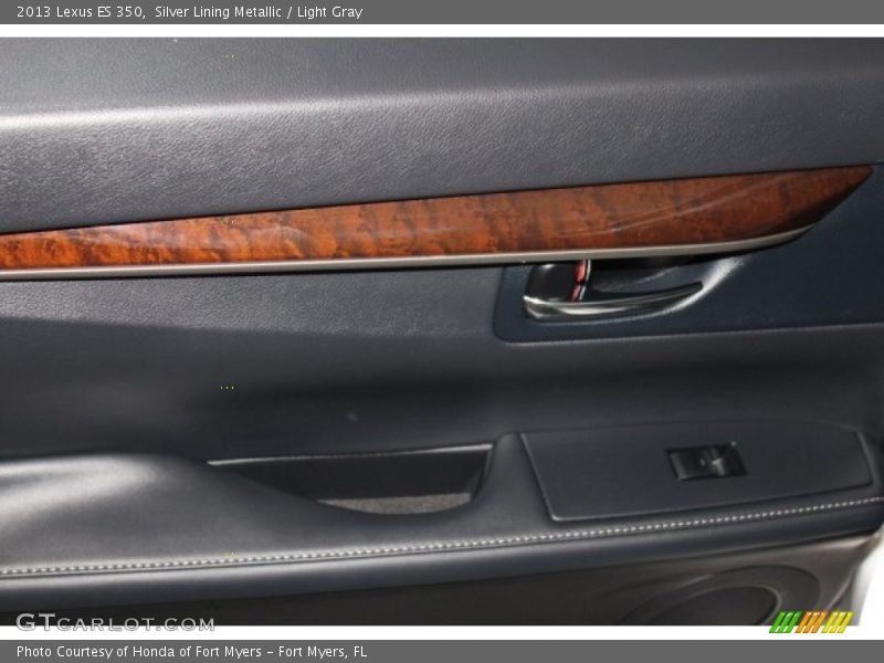 Silver Lining Metallic / Light Gray 2013 Lexus ES 350