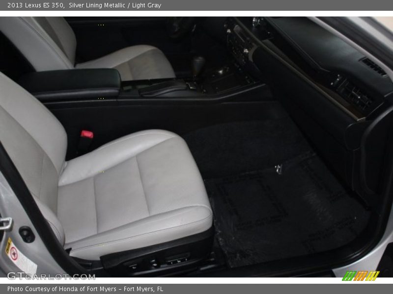 Silver Lining Metallic / Light Gray 2013 Lexus ES 350