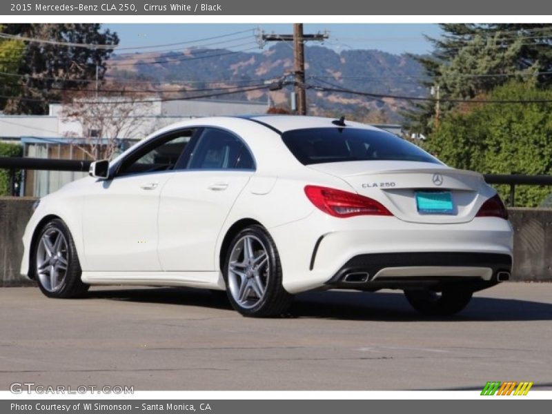 Cirrus White / Black 2015 Mercedes-Benz CLA 250