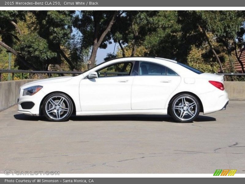 Cirrus White / Black 2015 Mercedes-Benz CLA 250
