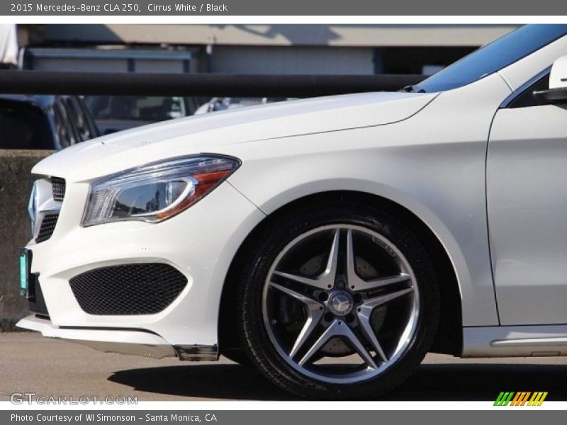 Cirrus White / Black 2015 Mercedes-Benz CLA 250