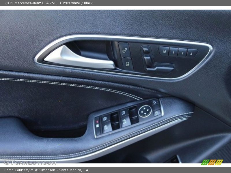 Cirrus White / Black 2015 Mercedes-Benz CLA 250