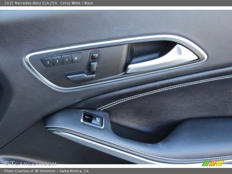 Cirrus White / Black 2015 Mercedes-Benz CLA 250