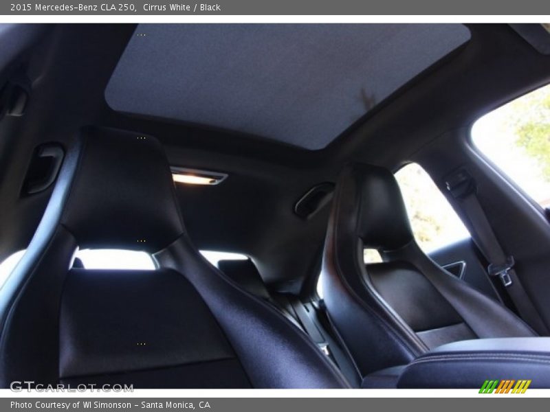 Cirrus White / Black 2015 Mercedes-Benz CLA 250