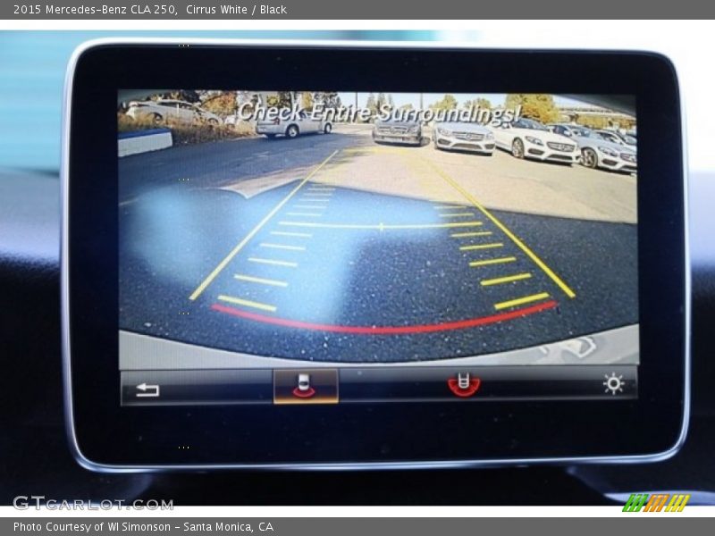 Cirrus White / Black 2015 Mercedes-Benz CLA 250