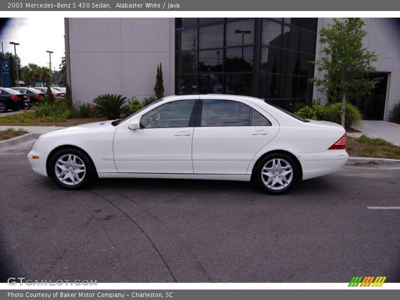 Alabaster White / Java 2003 Mercedes-Benz S 430 Sedan