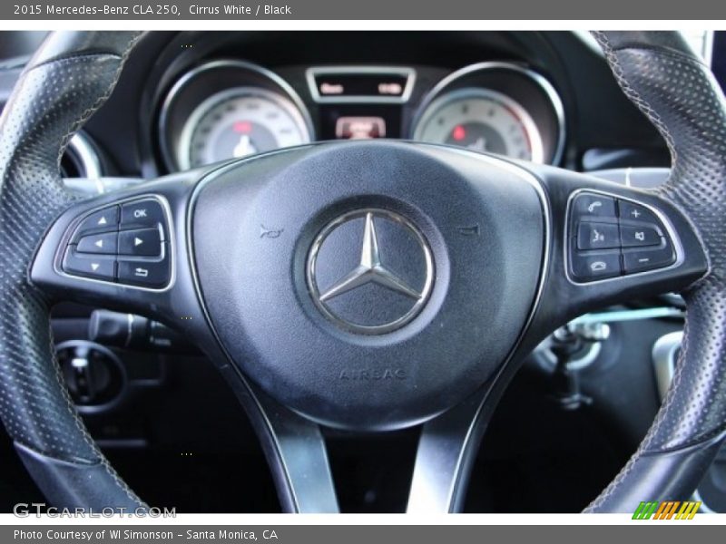 Cirrus White / Black 2015 Mercedes-Benz CLA 250