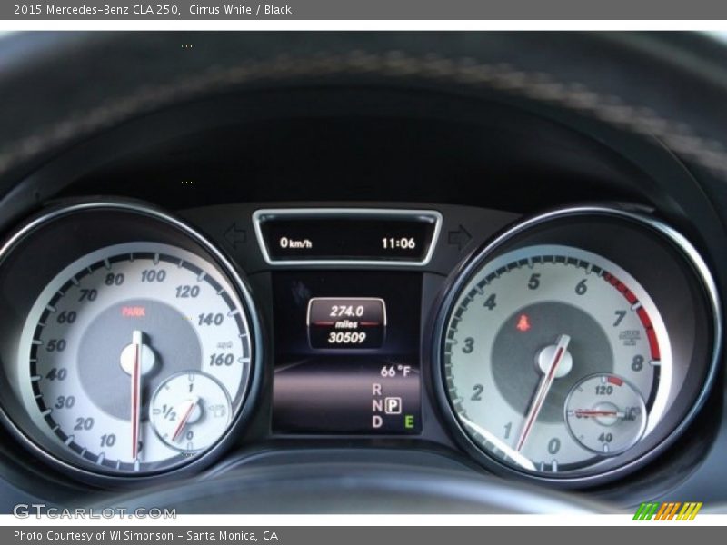 Cirrus White / Black 2015 Mercedes-Benz CLA 250