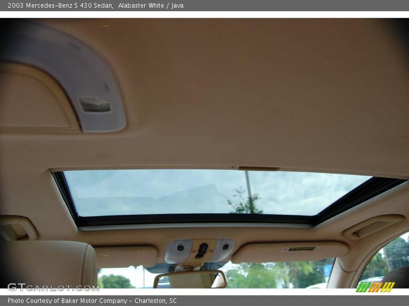 Alabaster White / Java 2003 Mercedes-Benz S 430 Sedan