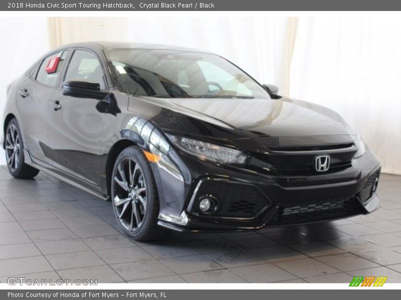 Front 3/4 View of 2018 Civic Sport Touring Hatchback