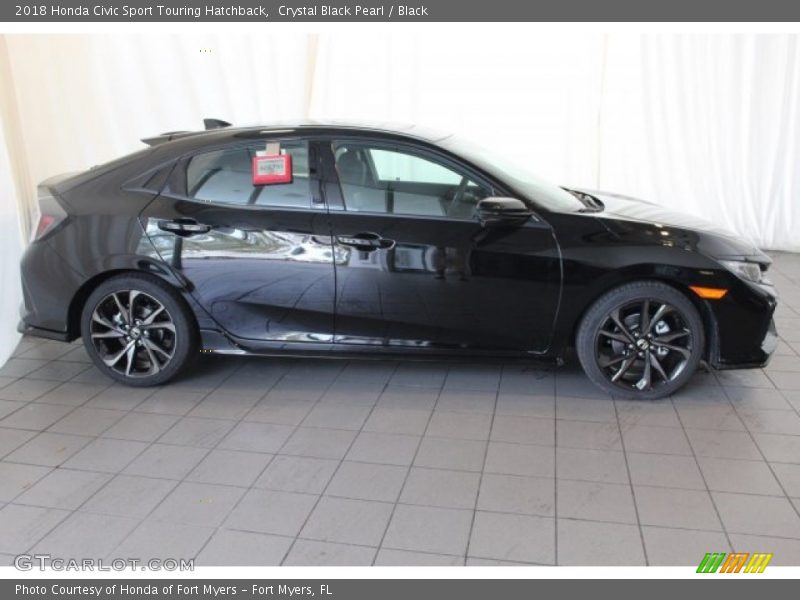 Crystal Black Pearl / Black 2018 Honda Civic Sport Touring Hatchback