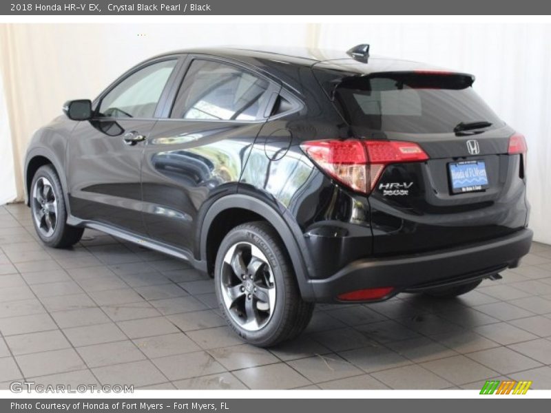 Crystal Black Pearl / Black 2018 Honda HR-V EX