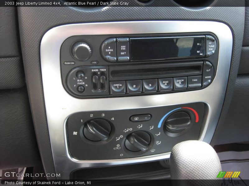 Atlantic Blue Pearl / Dark Slate Gray 2003 Jeep Liberty Limited 4x4