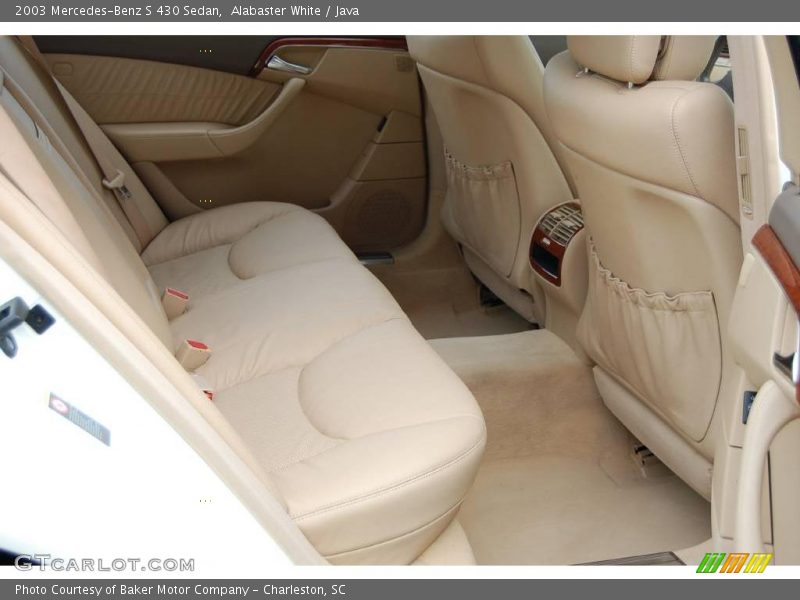 Alabaster White / Java 2003 Mercedes-Benz S 430 Sedan