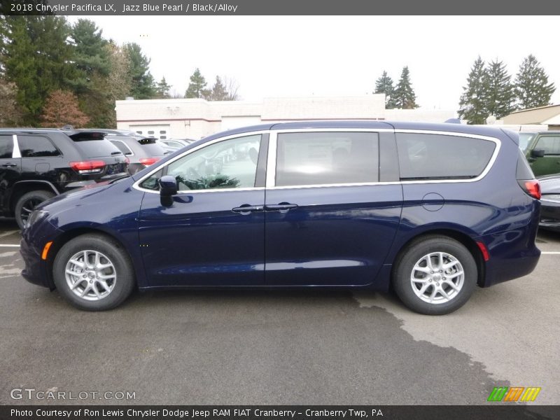 Jazz Blue Pearl / Black/Alloy 2018 Chrysler Pacifica LX