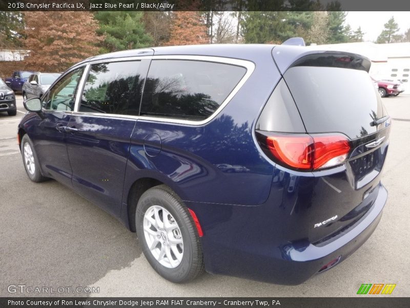 Jazz Blue Pearl / Black/Alloy 2018 Chrysler Pacifica LX