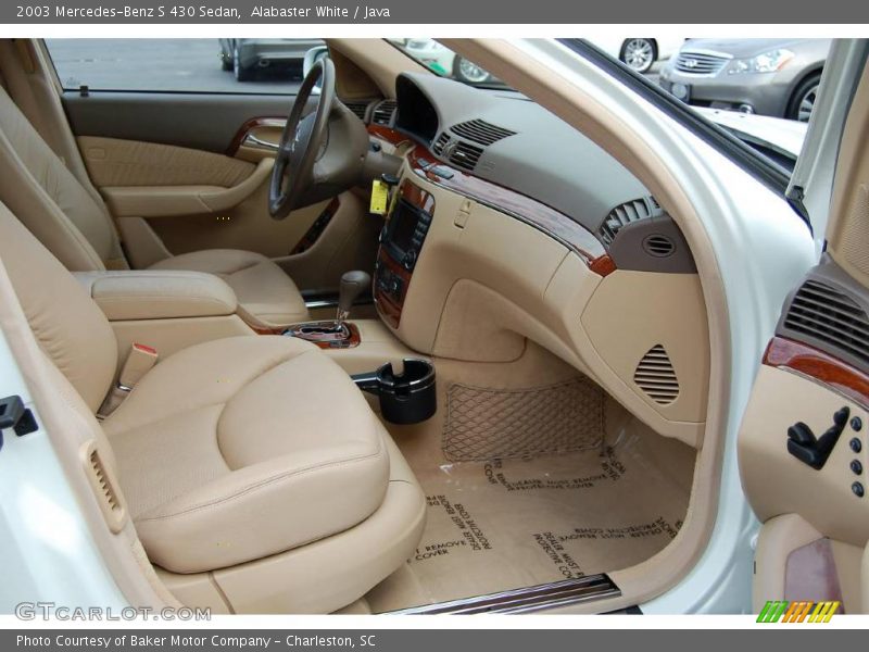 Alabaster White / Java 2003 Mercedes-Benz S 430 Sedan
