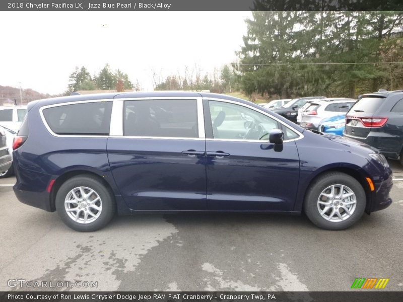Jazz Blue Pearl / Black/Alloy 2018 Chrysler Pacifica LX
