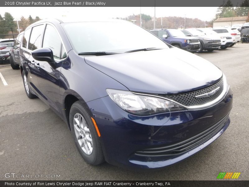 Jazz Blue Pearl / Black/Alloy 2018 Chrysler Pacifica LX