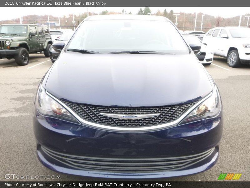 Jazz Blue Pearl / Black/Alloy 2018 Chrysler Pacifica LX