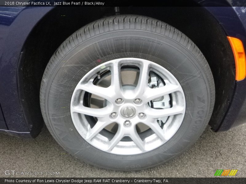 Jazz Blue Pearl / Black/Alloy 2018 Chrysler Pacifica LX