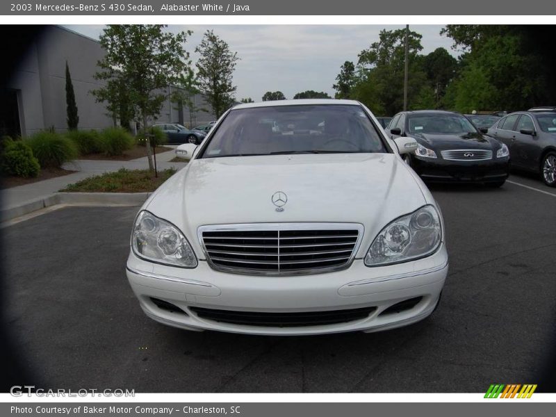 Alabaster White / Java 2003 Mercedes-Benz S 430 Sedan