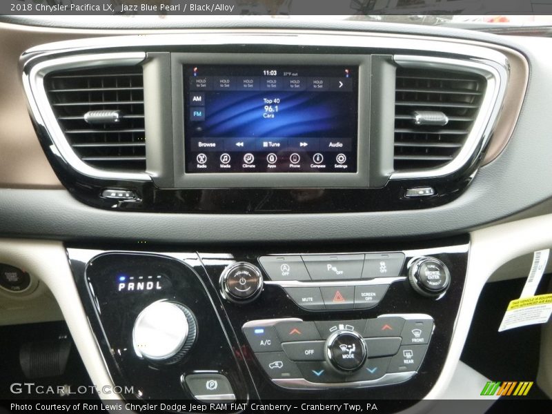 Jazz Blue Pearl / Black/Alloy 2018 Chrysler Pacifica LX