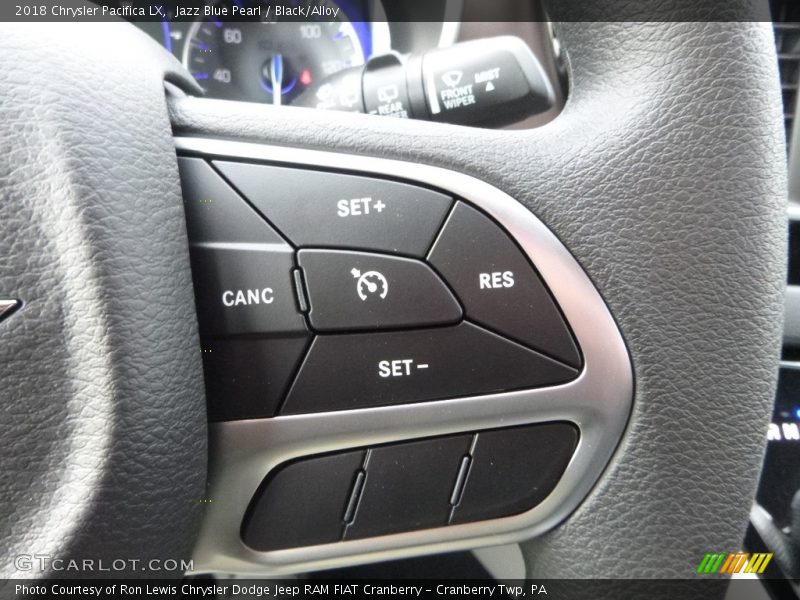 Jazz Blue Pearl / Black/Alloy 2018 Chrysler Pacifica LX